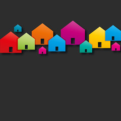 fond abstrait-maison