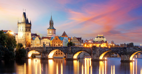 Fototapeta Prague - Charles bridge, Czech Republic obraz