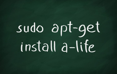 sudo apt-get install a-life.
