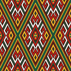 Seamless oriental ornamental pattern