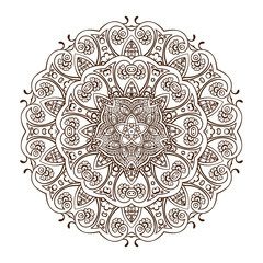 vintage circular pattern of indian