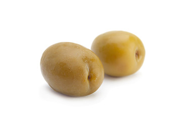 Green marinated oilve