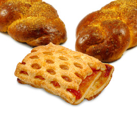 Isolated image of buns