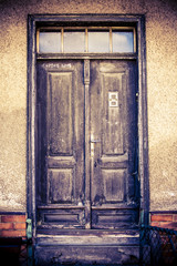 beautiful old retro doors