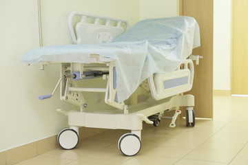 Interior of a hospital corridor