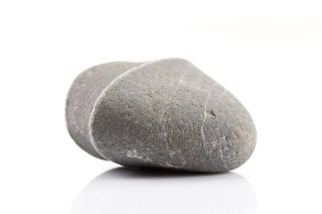 Zen stone - isolated over white