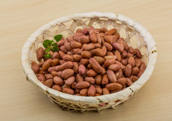 Peanut in the bowl