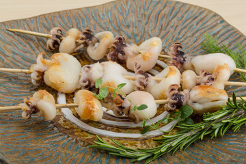 Grilled cuttlefish