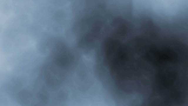 digital seamless loop of smoke slowly floating on black