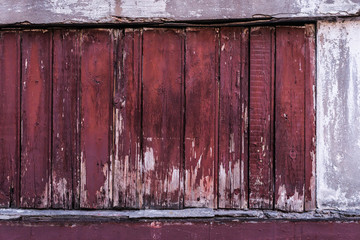 Aged grunge abstract wood and concrete texture with dents