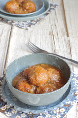 Meatballs in sauce