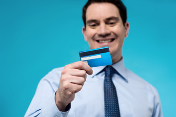 I am happy, got my new credit card.