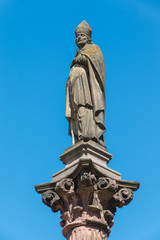 Fototapeta na wymiar Freiburg Cathedral Statue