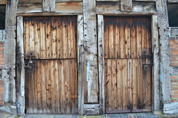 Fototapeta na wymiar Rustic Barn Doors