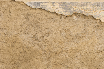 Grobe Hintergrundtextur Farbe beige