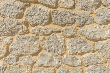 Typical stone wall in the South grey
