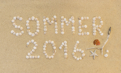 SOMMER 2016 aus Schneckenhäuschen im Sand