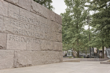 Fototapeta na wymiar Franklin Delano Roosevelt Memorial, Washington DC