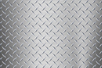 background of metal diamond plate