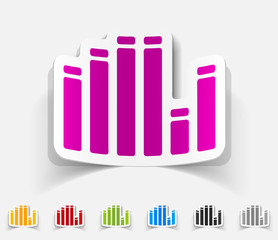 realistic design element. equalizer