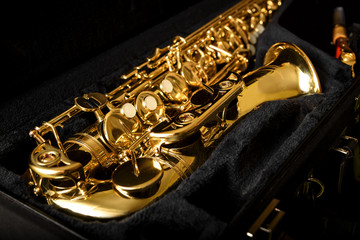 Saxophone detail