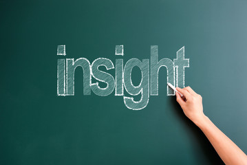 writing insight on blackboard