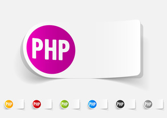 realistic design element. PHP
