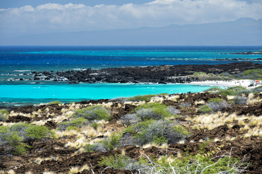 Big Island Hawaii Lava And Sea