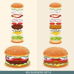 Burger set 6