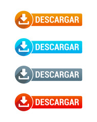 Download Buttons Spanish