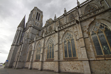 Fototapeta na wymiar Cathédrale Saint-André d'Avranches, Gargoyle