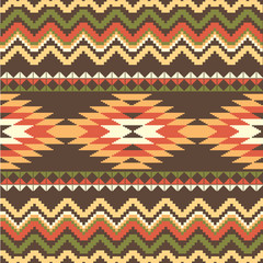 Ethnic seamless pattern - 82293698