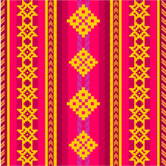 South American ethnic style pattern