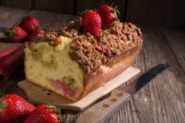rhubarb cake