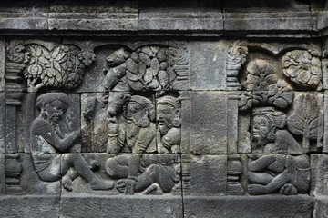 Borobudur Temple, Central Java, Indonesia.