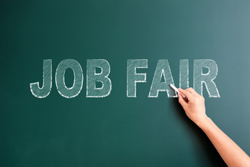 writing job fair on blackboard
