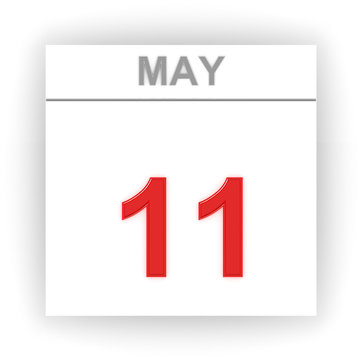 May 11. Day on the calendar.