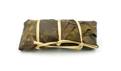 Thai dessert kao tom mad