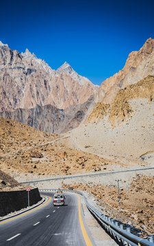 Karakorum Highway in Pakistan
