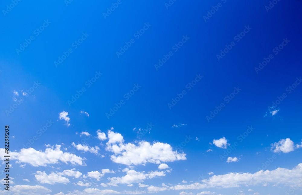 Wall mural blue sky