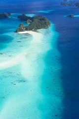 パラオのロックアイランド空撮