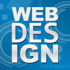 Web Design Blue Technical Background