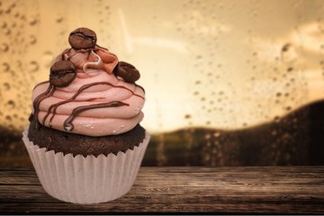 Cupcake. Mocha Cupcake