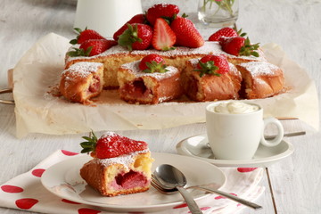 strawberries cake - friuts cake