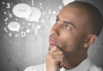 Thinking. Deep thought