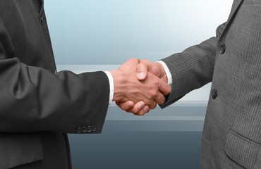 Handshake. Celebration of contract agreement