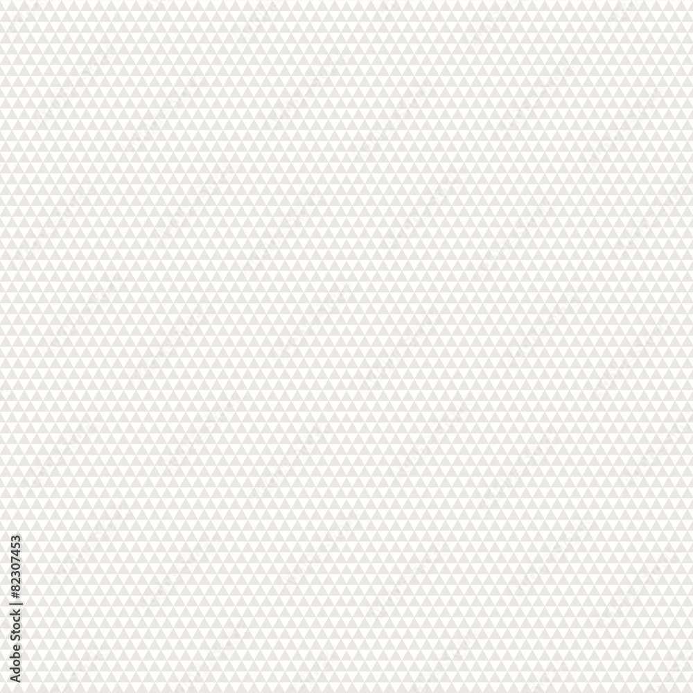 Poster Big seamless gray pattern  triangles on white background. Vector