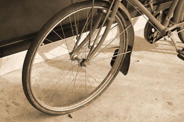Fototapeta na wymiar Vintage bicycle.