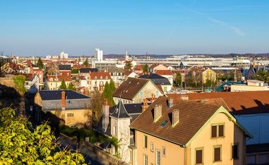 View of the city of Montbeliard - France, Doubs