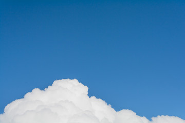 Texture of clouds on blu sky